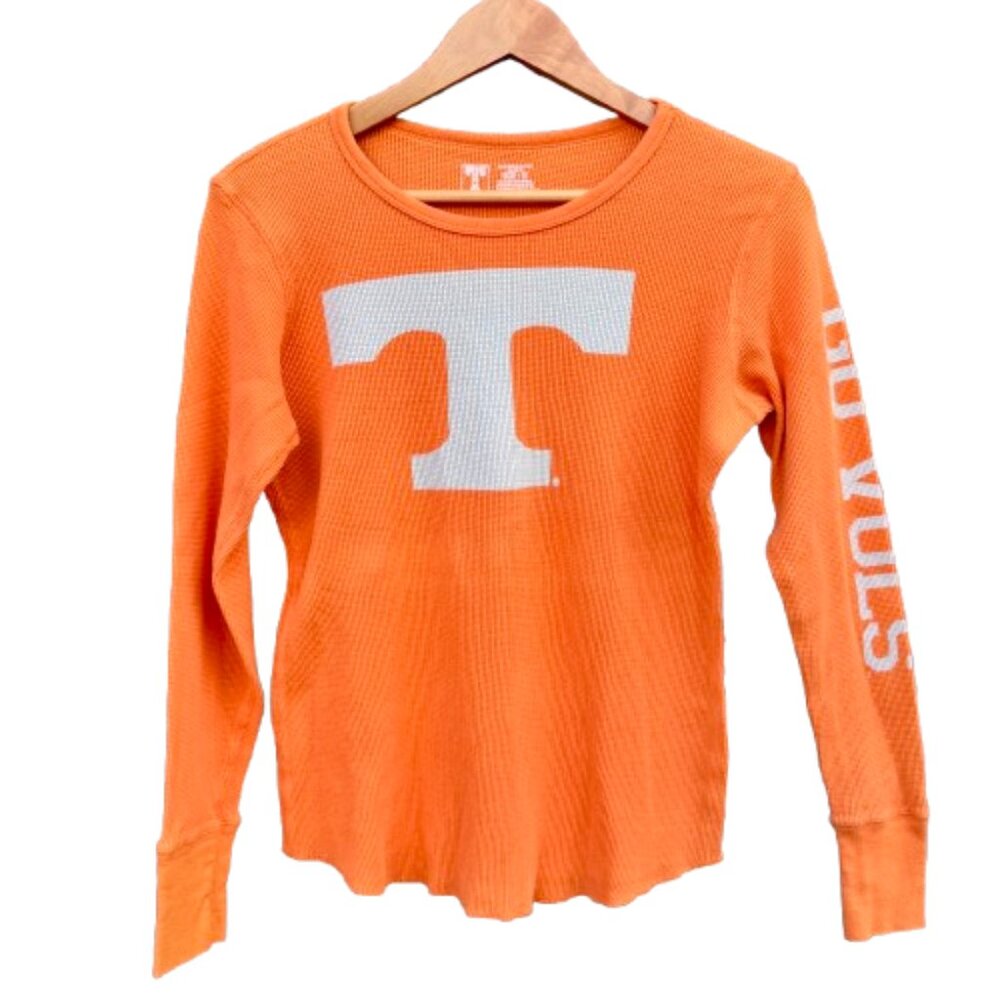 TN Vols Thermal Tee Orange Sm/Med Long Sleeve UT Collegiate